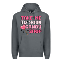 Rock take me to your candy shop Premium Hoodie - MaliasSmallBusiness
