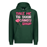 Sports Green take me to your candy shop Premium Hoodie - MaliasSmallBusiness
