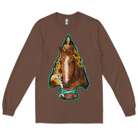 Chestnut arrowhead horse Long Sleeve Tee - RanaPortraitStore