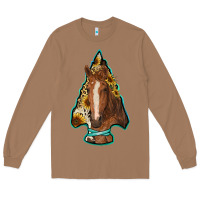 Toasted Coconut arrowhead horse Long Sleeve Tee - RanaPortraitStore