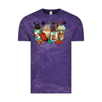 Cloud Purple german shepherd black and grey cat coffee cups Vintage Tee - Zillion Design Studio
