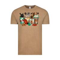Vintage Coffee german shepherd black and grey cat coffee cups Vintage Tee - Zillion Design Studio