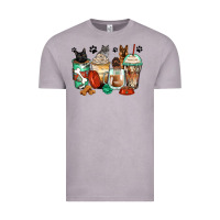 Vintage Zinc german shepherd black and grey cat coffee cups Vintage Tee - Zillion Design Studio