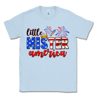 Dusty Blue little mister america Classic Tee - Neo Western