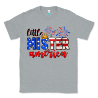 Heather Grey little mister america Classic Tee - Neo Western