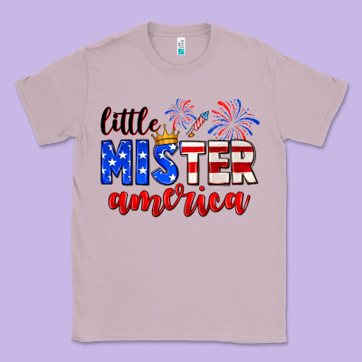 Little Mister America Classic Tee Designed By Neo Western