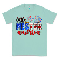Seafoam little mister america Classic Tee - Neo Western