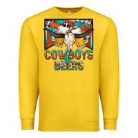 Lemon cowboys and beers Premium Sweatshirt - NancyCooperArtShop