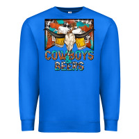 True Royal cowboys and beers Premium Sweatshirt - NancyCooperArtShop