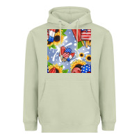 Matcha patriotic popsicle Heavyweight Hoodie - BundleAndBundleShop