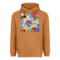 Meerkat patriotic popsicle Heavyweight Hoodie - BundleAndBundleShop