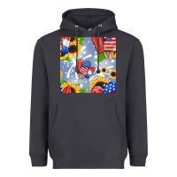 Smoke patriotic popsicle Heavyweight Hoodie - BundleAndBundleShop