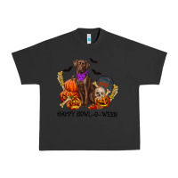 Pigment Black Happy howl o ween Urban Heavy Tee - RanaPortraitStore