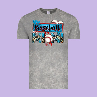 Baseball Mimi With Leopard Vintage Tee Designed By Zillion Design Studio
