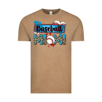 Vintage Coffee baseball mimi with leopard Vintage Tee - Zillion Design Studio