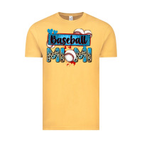 Vintage Mustard baseball mimi with leopard Vintage Tee - Zillion Design Studio