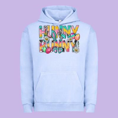 Hunny Bunny Easter Urban Hoodie Designed By Bundleandbundleshop
