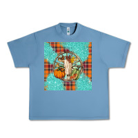 Pebble Blue fall bull skull Urban Heavy Tee - BarkalooDesign