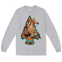 Moon Dust arrowhead horse, Long Sleeve Tee - RanaPortraitStore