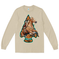 Mushroom arrowhead horse, Long Sleeve Tee - RanaPortraitStore