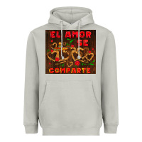 Moon Dust el amor se comparte with churros Heavyweight Hoodie - AdoDesignShop