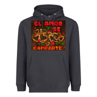 Smoke el amor se comparte with churros Heavyweight Hoodie - AdoDesignShop