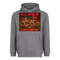 Storm el amor se comparte with churros Heavyweight Hoodie - AdoDesignShop