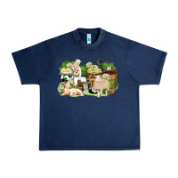 Navy sheep coffee cups Urban Heavy Tee - Zillion Design Studio