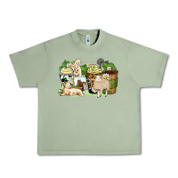 Oil Green sheep coffee cups Urban Heavy Tee - Zillion Design Studio