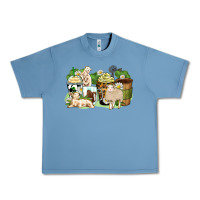 Pebble Blue sheep coffee cups Urban Heavy Tee - Zillion Design Studio