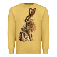 Antique Gold Hares Premium Sweatshirt - LillyAllenDesigns
