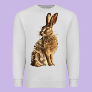 Hares Premium Sweatshirt Designed By Lillyallendesigns