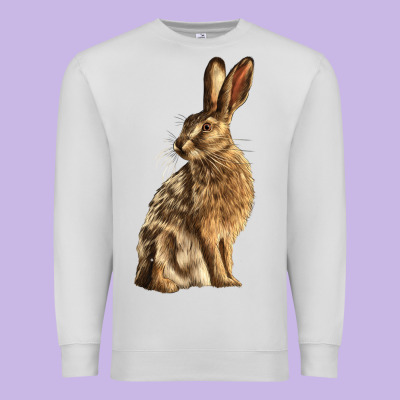 Hares Premium Sweatshirt Designed By Lillyallendesigns