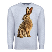 Heather Grey Hares Premium Sweatshirt - LillyAllenDesigns