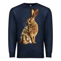 Navy Hares Premium Sweatshirt - LillyAllenDesigns