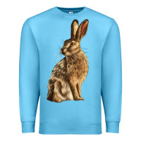 Ocean Blue Hares Premium Sweatshirt - LillyAllenDesigns