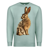 Seafoam Hares Premium Sweatshirt - LillyAllenDesigns