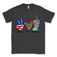 Smoke Peace love america 4th of july Classic Tee - CowGirlArtShop