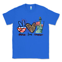 True Royal Peace love america 4th of july Classic Tee - CowGirlArtShop