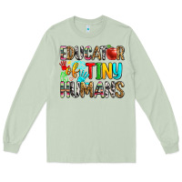 Matcha educator of tiny humans Long Sleeve Tee - Zillion Design Studio