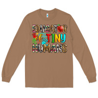 Toasted Coconut educator of tiny humans Long Sleeve Tee - Zillion Design Studio