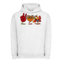 Pigment Lunar Rock Peace Love Firefighter Urban Hoodie - BundleAndBundleShop