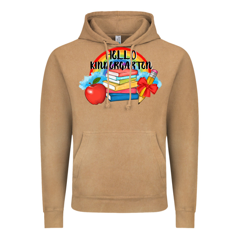 Back To School Hello Kindergarten 3200x2400 Vintage Hoodie by AdoDesignShop | Teevron