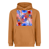 Meerkat patriotic usa flag and sunflower Heavyweight Hoodie - BundleAndBundleShop