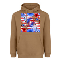 Toasted Coconut patriotic usa flag and sunflower Heavyweight Hoodie - BundleAndBundleShop