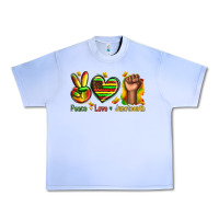 Grape Ice peace love juneteenth Urban Heavy Tee - texasbilliewilder