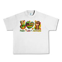 Lunar Rock peace love juneteenth Urban Heavy Tee - texasbilliewilder