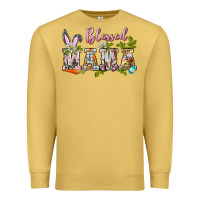 Antique Gold blessed mama easter Premium Sweatshirt - BarkalooDesign