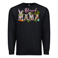 Black blessed mama easter Premium Sweatshirt - BarkalooDesign