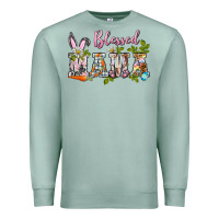 Seafoam blessed mama easter Premium Sweatshirt - BarkalooDesign
